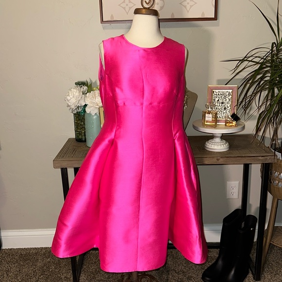 kate spade Dresses & Skirts - Kate Spade New York Classic Fit And Flare Dress Fuschia Pocket Cocktail Dress 14